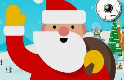 Spinny Santa Claus