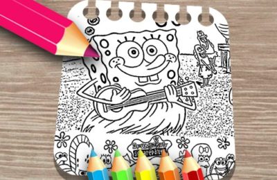 Sponge on the Run Coloring Book