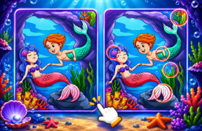 Spot The Difference Mystic Mermaids