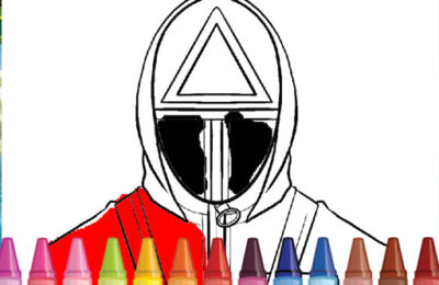 Squid Game Coloring Round