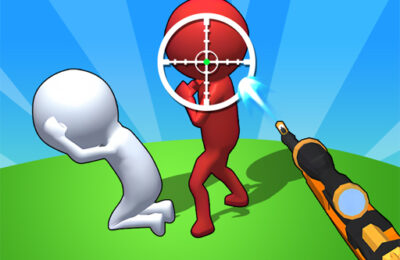 Stickman Sniper Western Gun