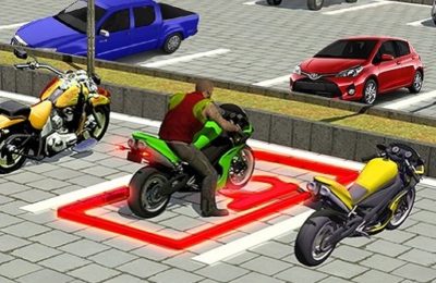 Superhero City Bike Parking Game 3D