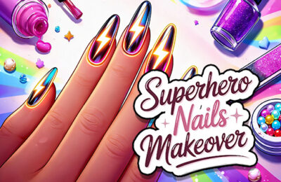 Superhero Nails Makeover