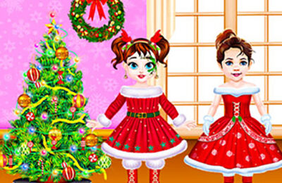 Taylor And Jessica Christmas Party