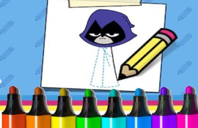 Teen Titans Go! How to Draw Raven