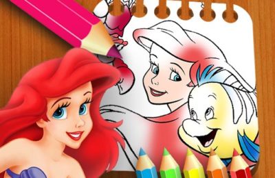 The Little Mermaid Coloring Book