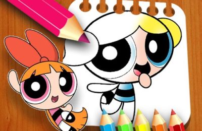 The Powerpuff Girls Coloring Book