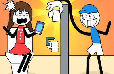 Thief Stick Puzzle: Man Escape