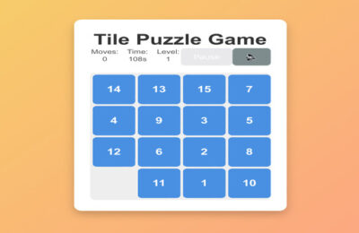 Tile Puzzle Game