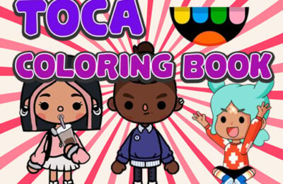 Toca Life Coloring Book