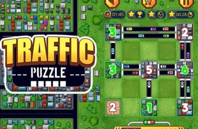 Traffic puzzle game Linky