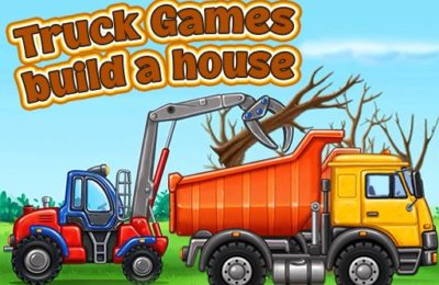 Truck games – build a house