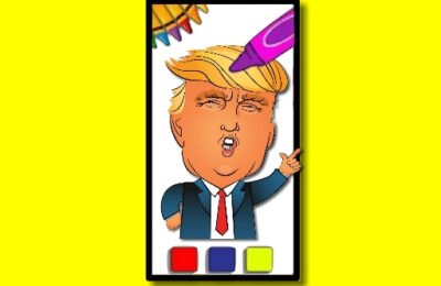 Trump Coloring Time
