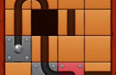 Unroll Ball Slide Puzzle