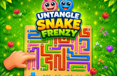 Untangle Snake Frenzy