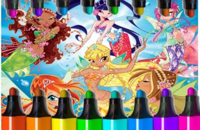 Winx Coloring Game