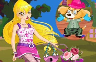 Winx Stella and Puppy