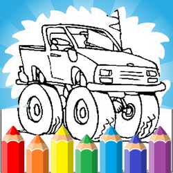 Monster Truck Coloring Pages For Kids