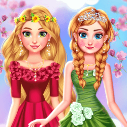 Princess Girls Spring Blossoms