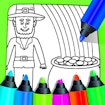 Rainbow With Pot Of Gold Coloring Pages