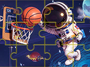 Jigsaw Puzzle: Space Basketball